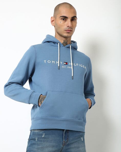 Printed Hoodie with Kangaroo Pocket