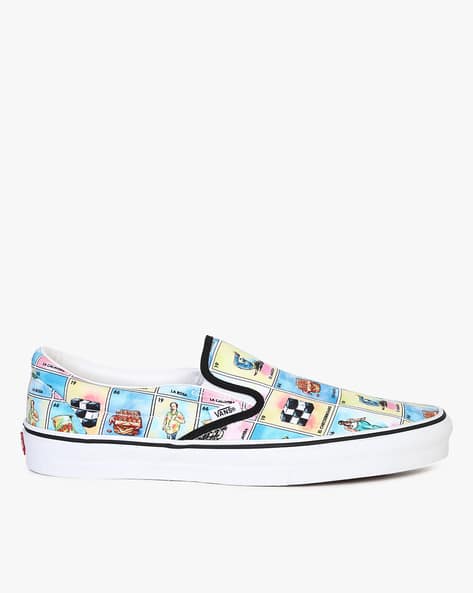 Classic Slip-On Graphic Print Casual Shoes