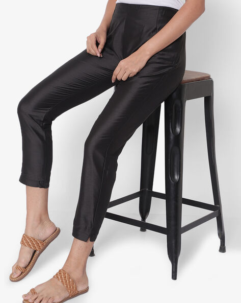 Textured Ankle-Length Pants Price in India