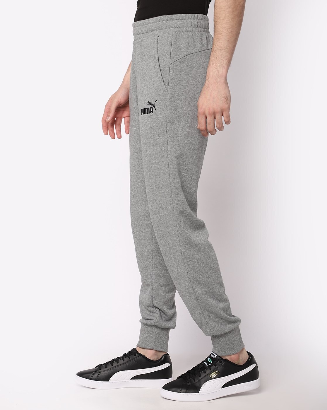 Puma essentials knitted shop fleece men's sweatpants