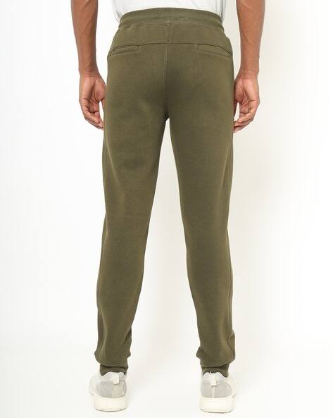 Olive Track Pants for Men by LEE COOPER 