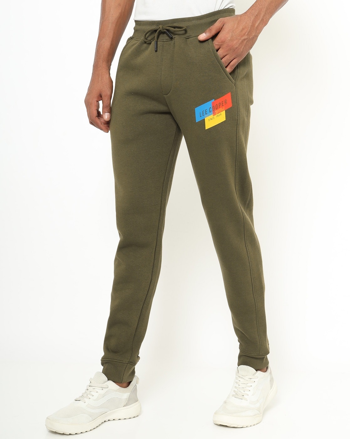 Lee Cooper Fleece Jogging Bottoms Mens from Sports direct on 21 Buttons