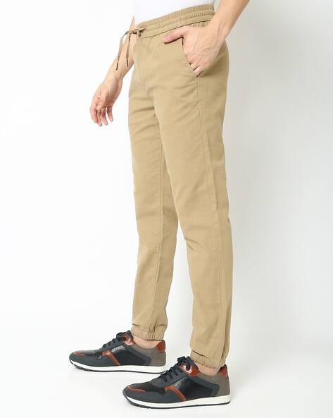 Buy Beige Trousers \u0026 Pants for Men by 