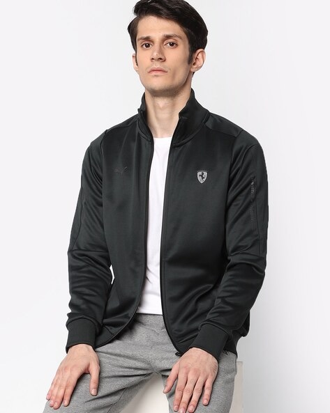 Puma ferrari t7 panelled online zip front track jacket