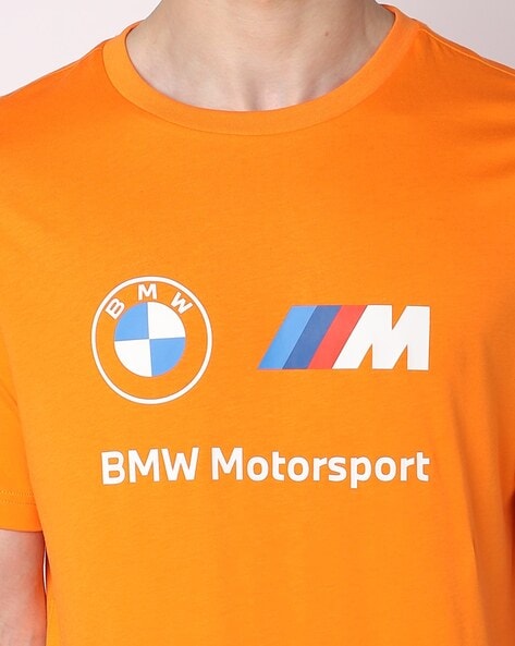 Bmw M Motorsport Essential Logo Crew Neck T shirt