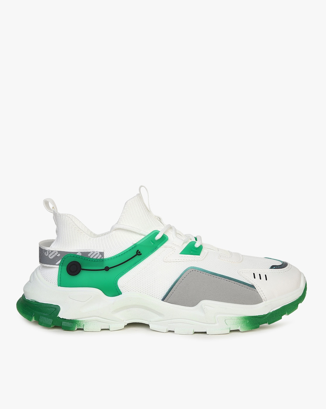 altheory panelled lace up sneakers