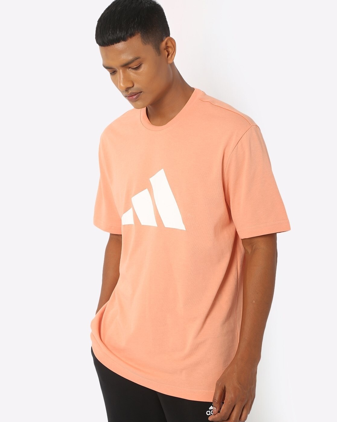 Peach and cheap white adidas shirt