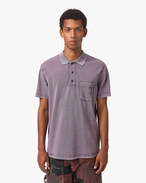 Buy Purple Tshirts for Men DIESEL Online Ajio.com