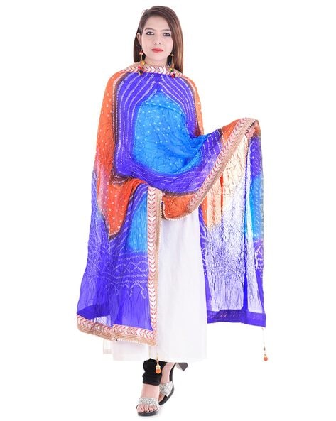 Embellished Bandhani Dupatta Price in India