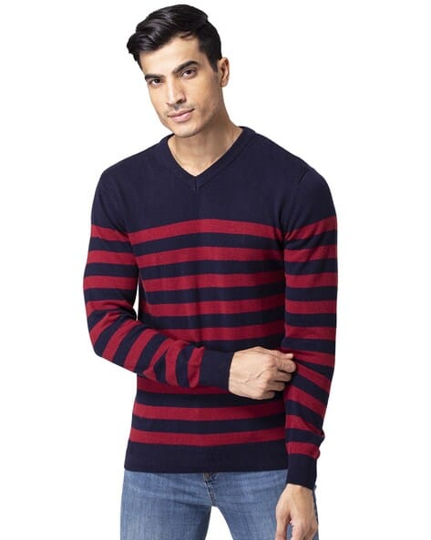 Buy Blue Sweaters Cardigans for Men by Allen Cooper Online