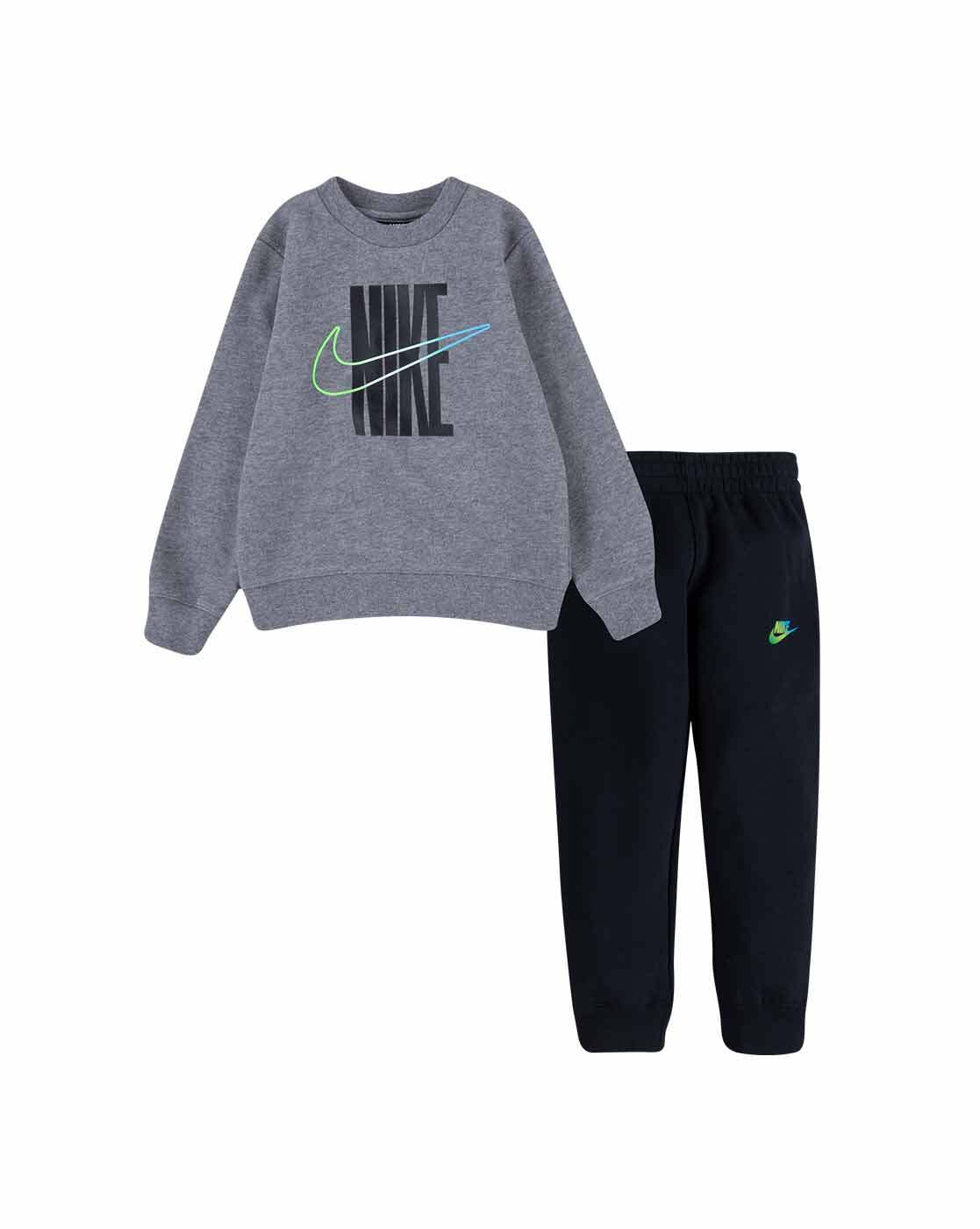 mens nike grey tracksuit set