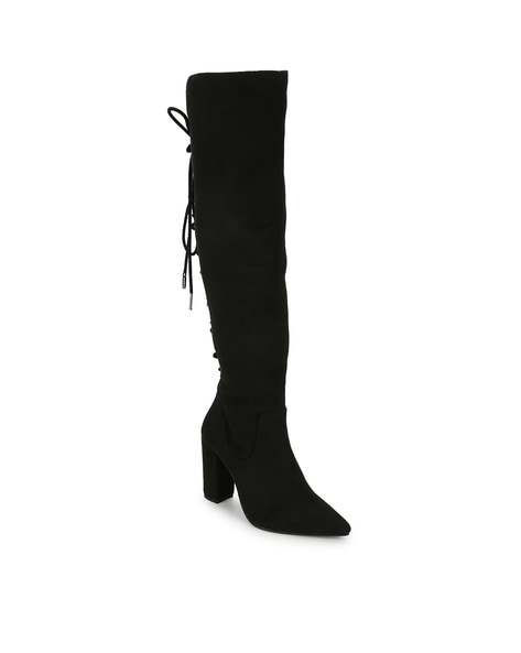 Truffle Collection Solid Knee-Length Boots