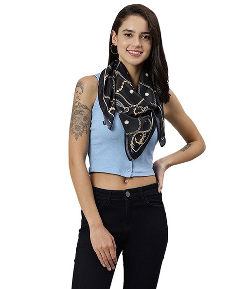 Geometric  Printed Scarf Price in India