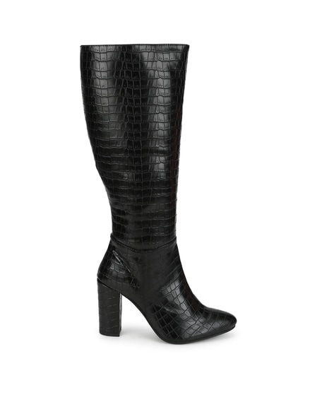 Truffle Collection Knee-Length Heeled Boots