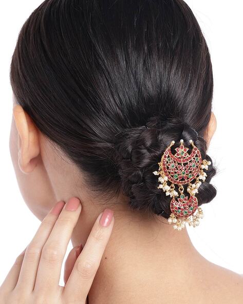 Buy Magenta Hair Accessories for Women by Priyaasi Online 