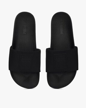 puma leadcat embossed slides