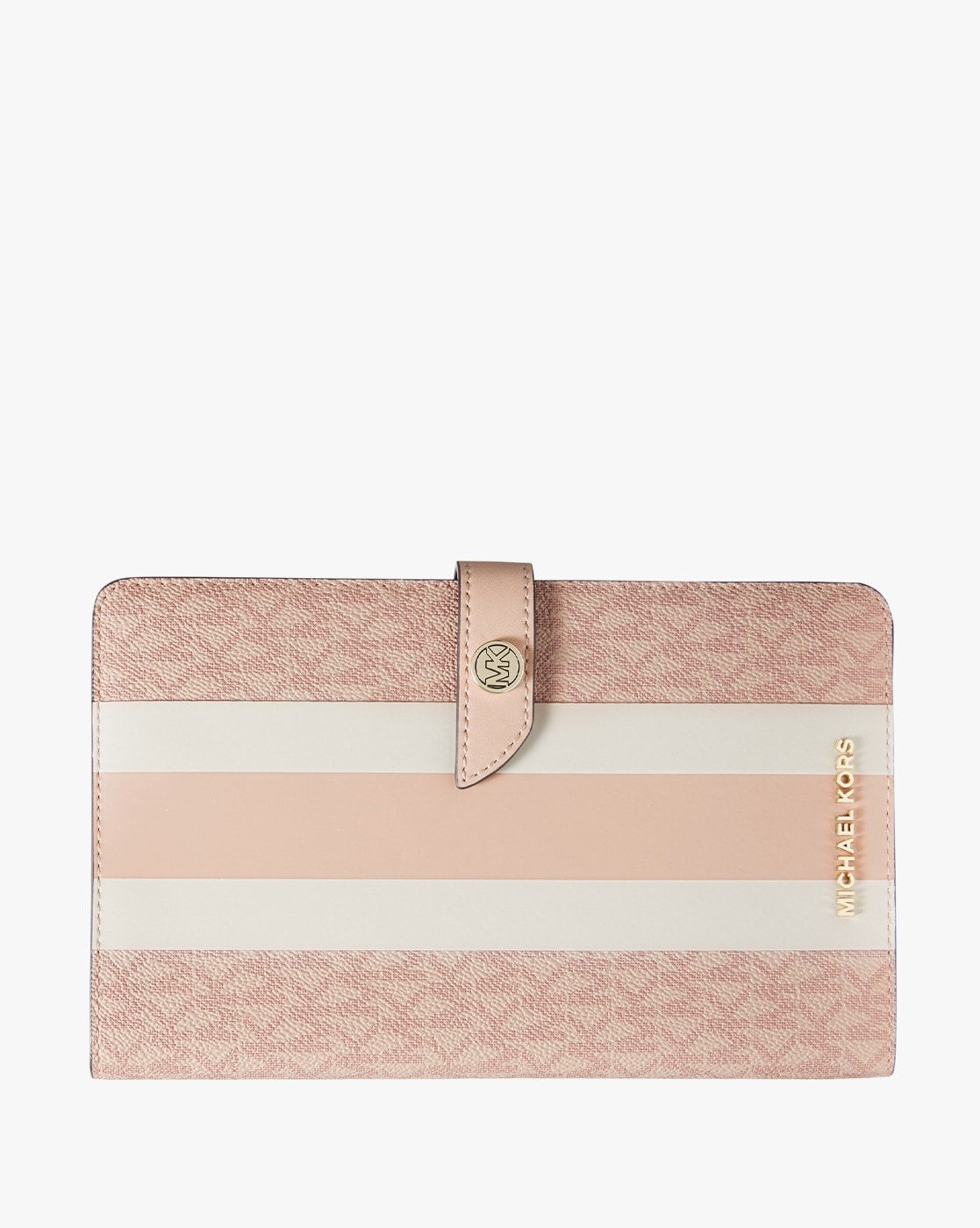 Buy Michael Kors Medium Logo Striped Notebook | Beige Color Women | AJIO  LUXE