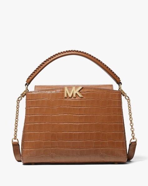 karlie medium leather satchel