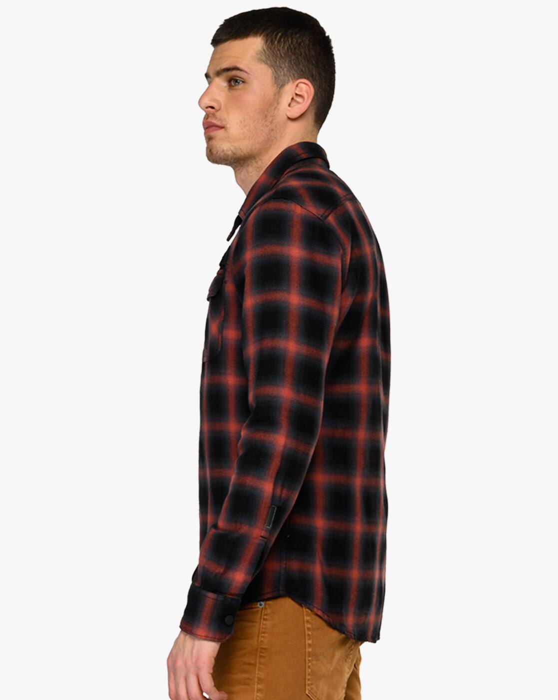 Rust Orange Shirts for Men by REPLAY 