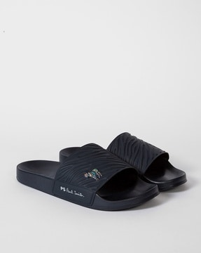 Buy PS PAUL SMITH Summit Slip On Sliders Navy Color Men