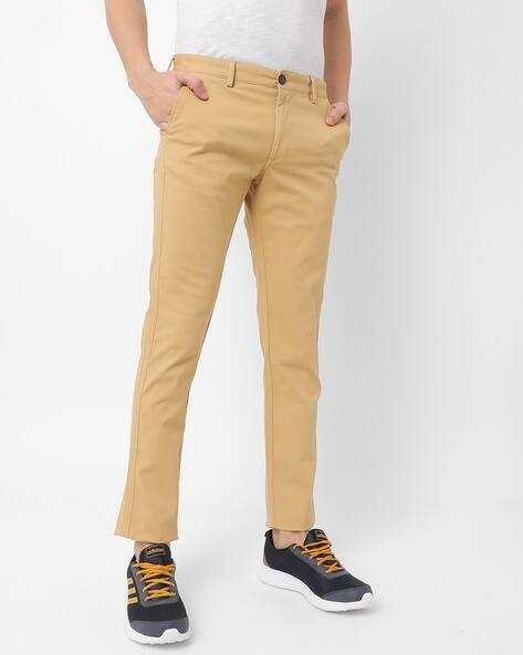 Buy Khaki Trousers \u0026 Pants for Men by 