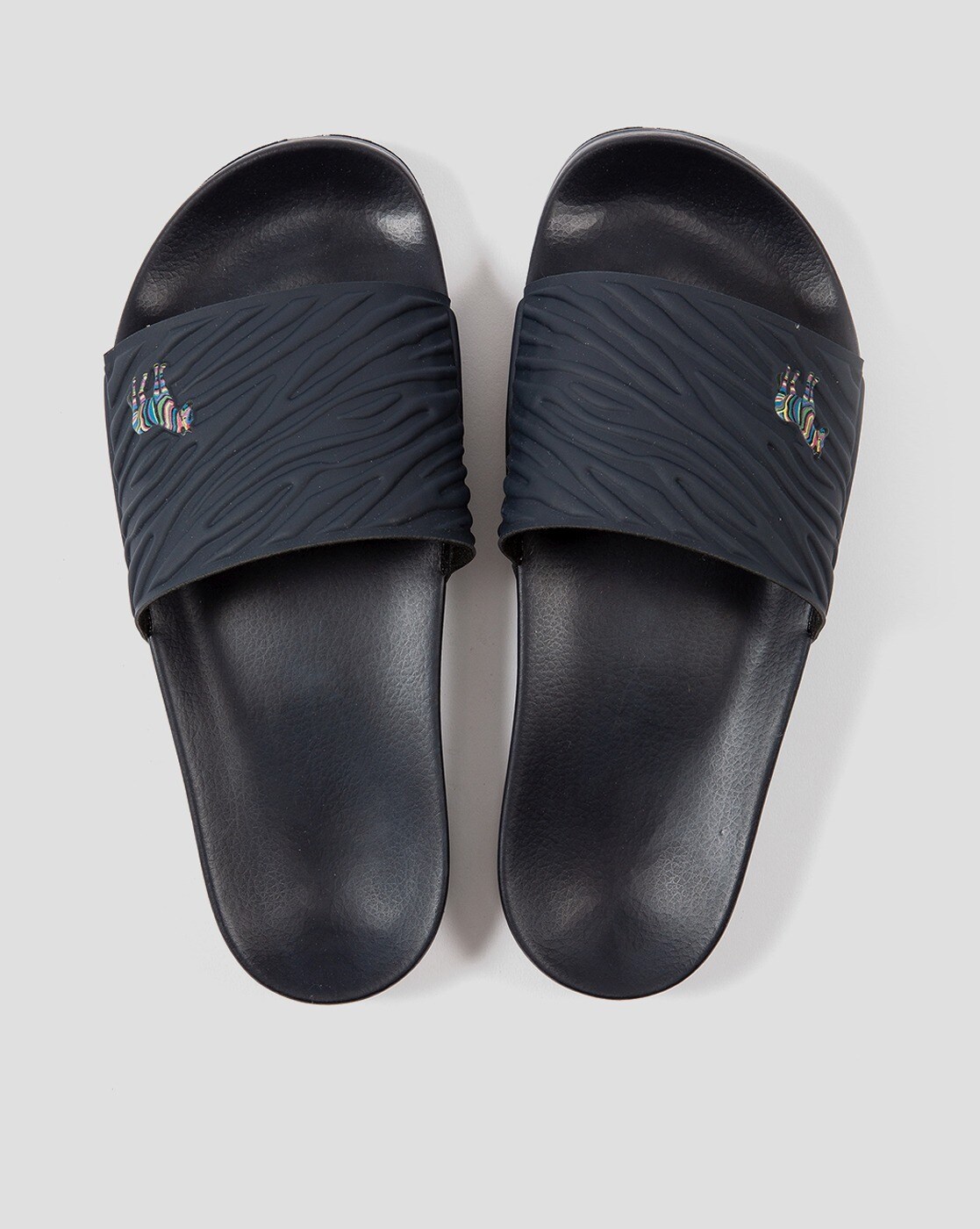 Buy PS PAUL SMITH Summit Slip On Sliders Navy Color Men AJIO LUXE