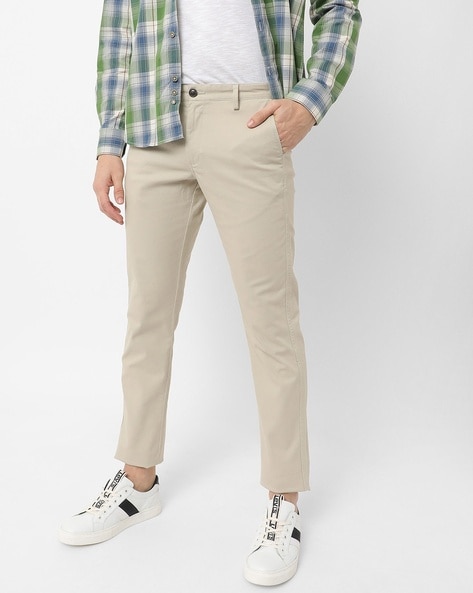 Jeff Banks | Mens Beige Stretch Chinos | SuitDirect.co.uk
