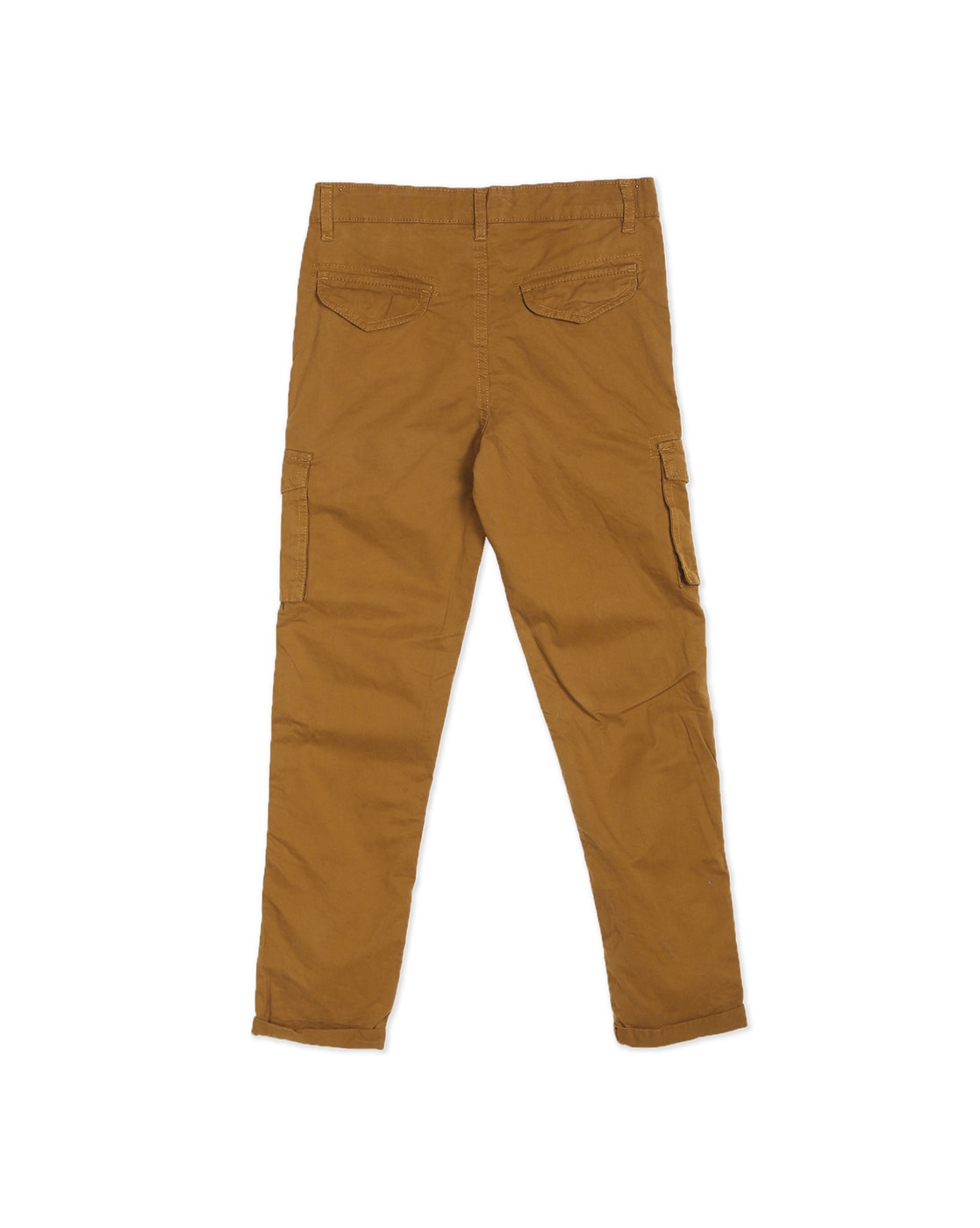 Cotton Brown Kid Boys Pant Age Group 68 Years Size 16
