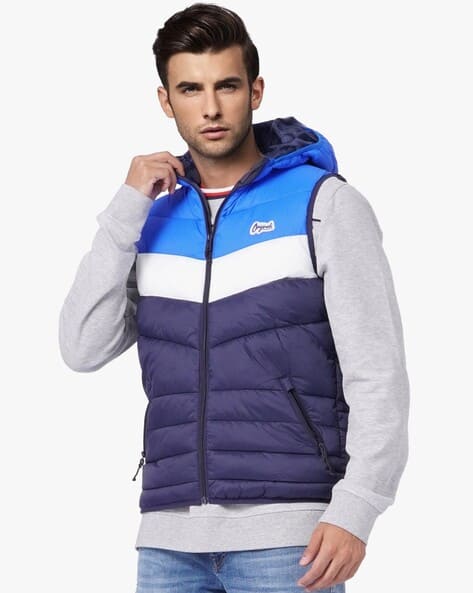 Zip-Front Hooded Gilet