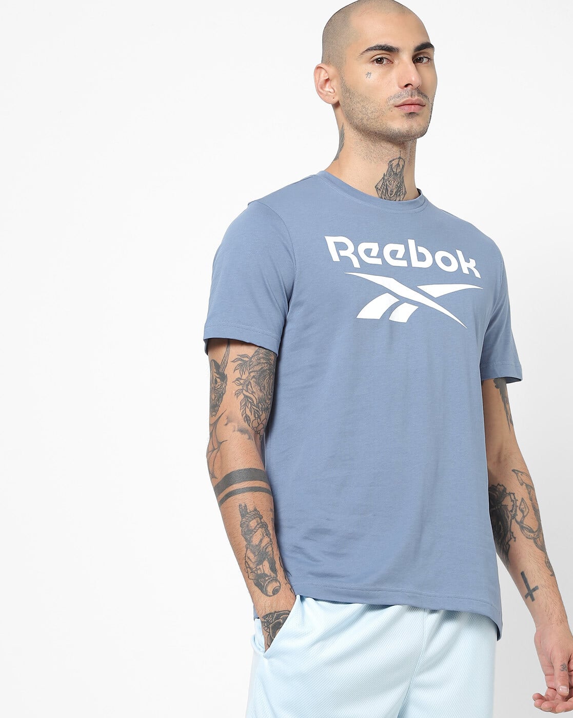 reebok slim fit t shirt