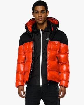 blue bubble jacket womens