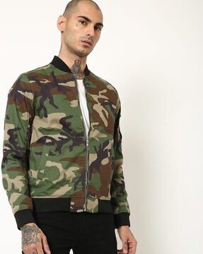 Jack and jones parka camouflage online