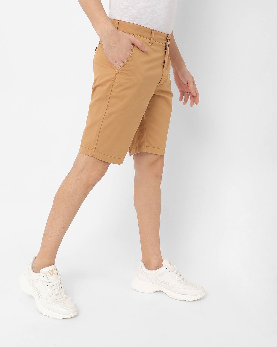 Buy Tan Shorts \u0026 3/4ths for Men by 