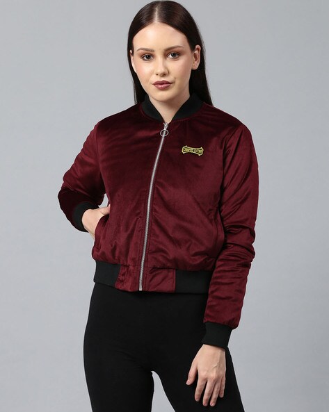 Campus sutra shop solid women's jacket