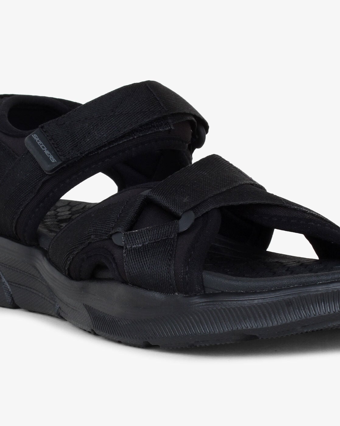 Buy Black Sandals for Men by Skechers Online Ajio