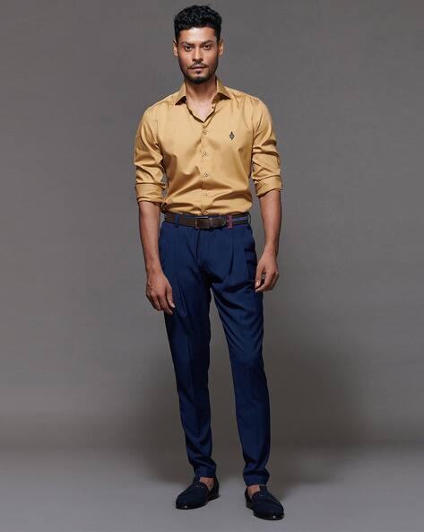 Nikhil Solid Slim Fit Shirt 