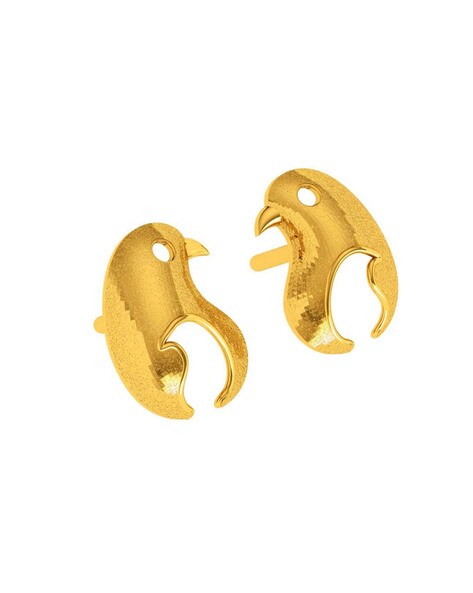 14K Gold Bird Cartilage Earring 18G16G – MinimalBijoux