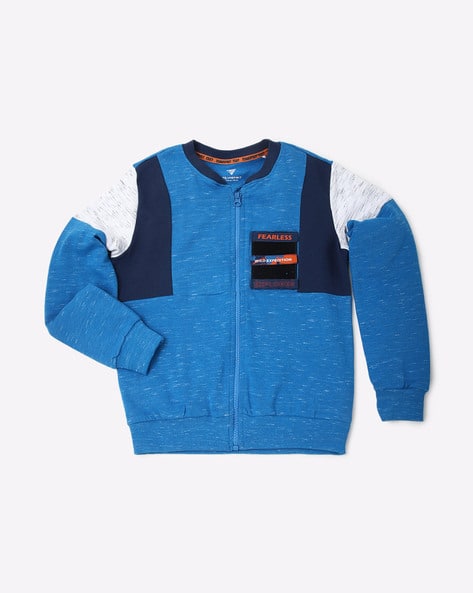 Colourblock Zip-Front Jacket