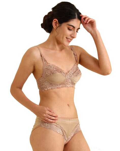 Buy Brown Lingerie Sets for Women by CUP'S-IN Online