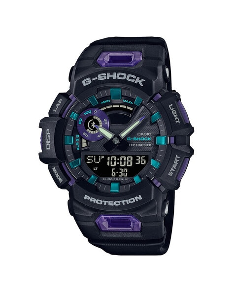 Men G1136 G-Shock GBA-900-1A6DR Multi-Coloured Analog-Digital Dial Black Resin Strap Watch