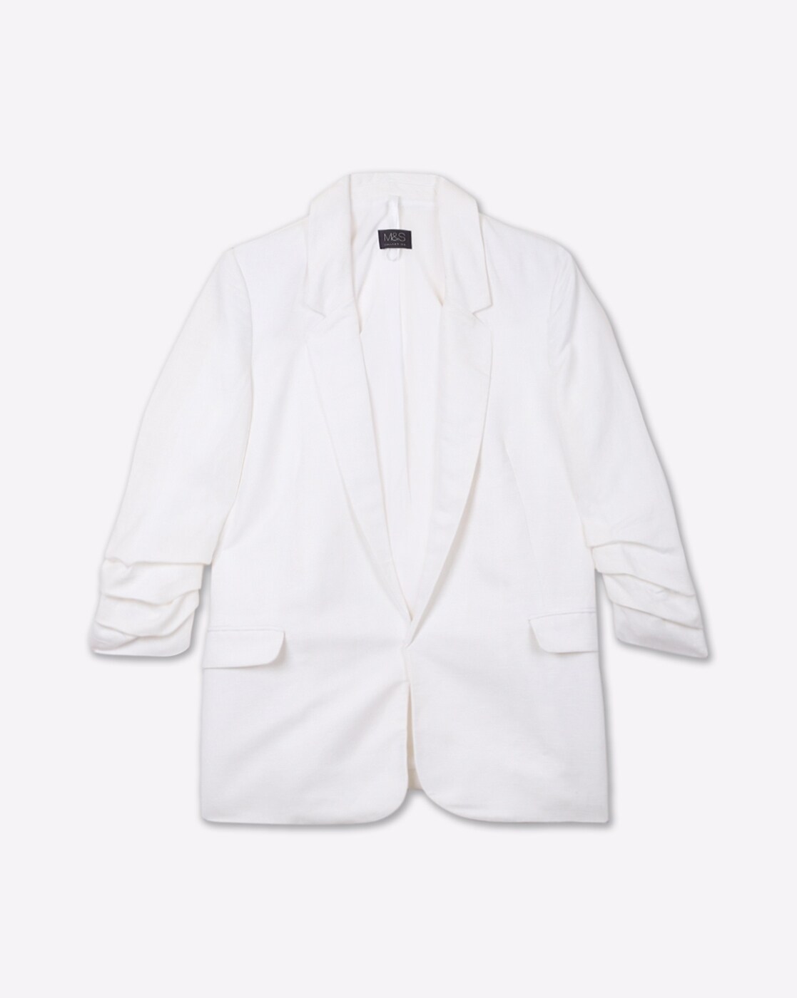 marks and spencer white jacket