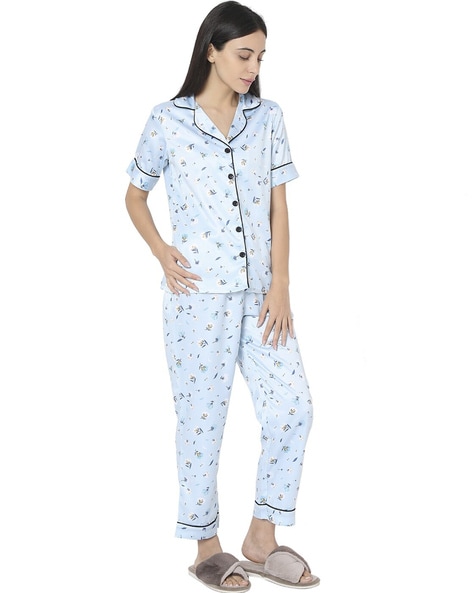 Cotton Girl Shirt Pajama Night Suit, Size: Large at Rs 600/set in Surat