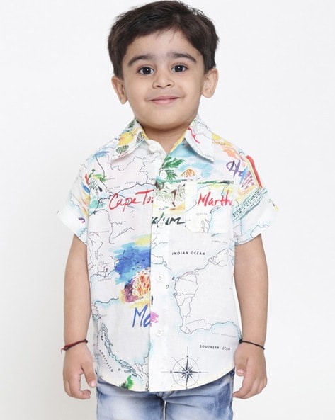 Nauti Nati Graphic Print Shirt