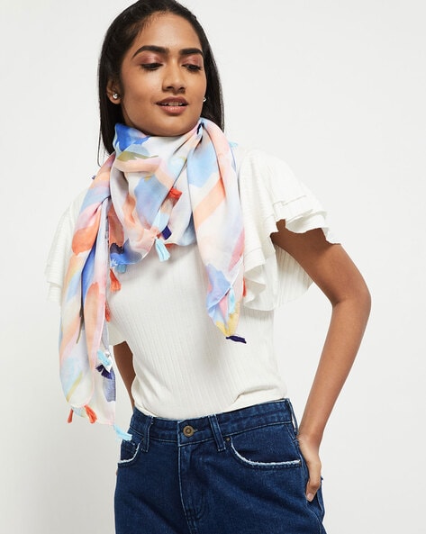 Micro Print Scarf Price in India