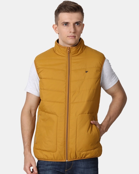 half jacket yellow colour