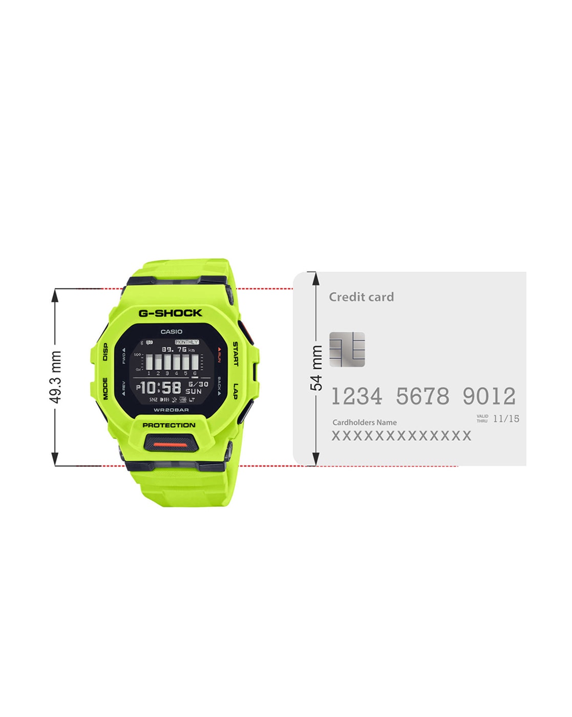 Modded Retro Casio F91W Watch, on a green NATO Strap India | Ubuy