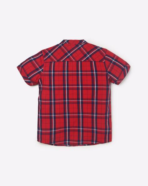 Checked Shirt with Welt Pocket view 2