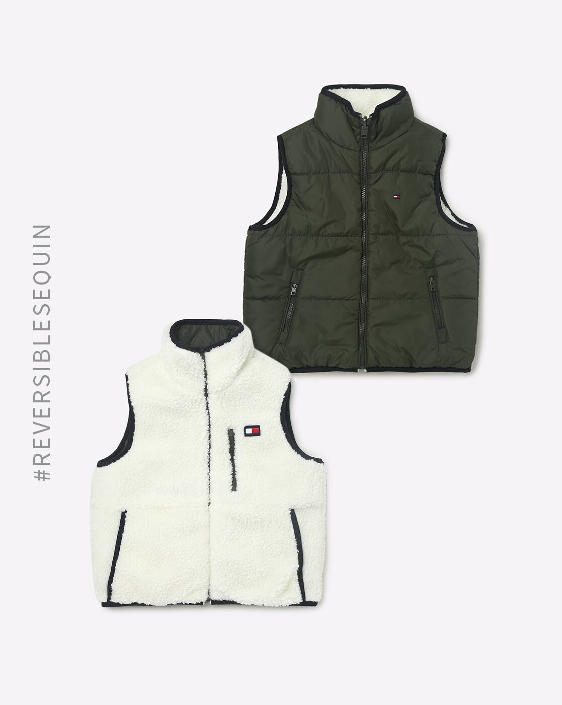 tommy sleeveless jackets