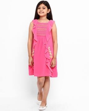 myntra girls frock