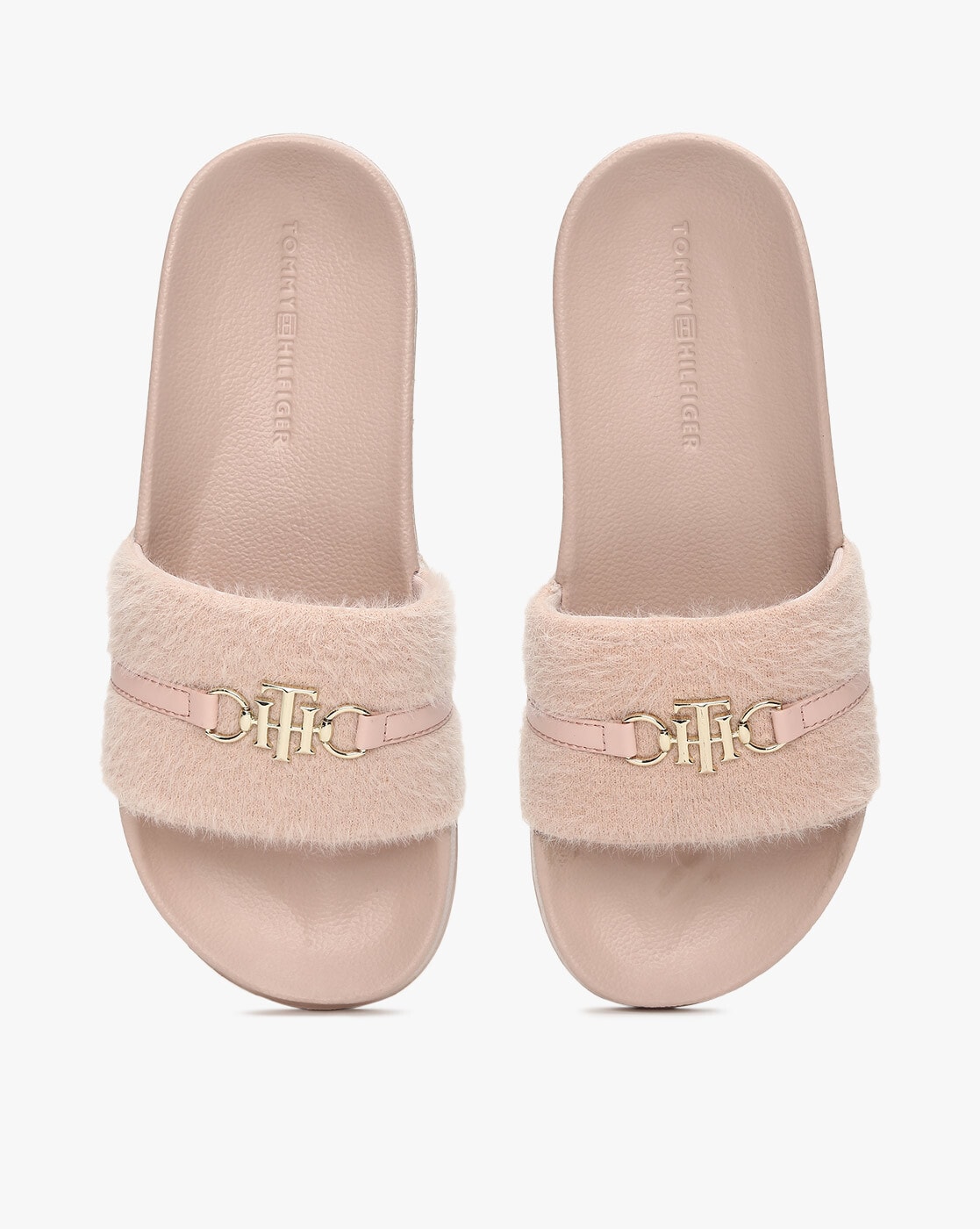 Rose gold 2024 tommy hilfiger sliders